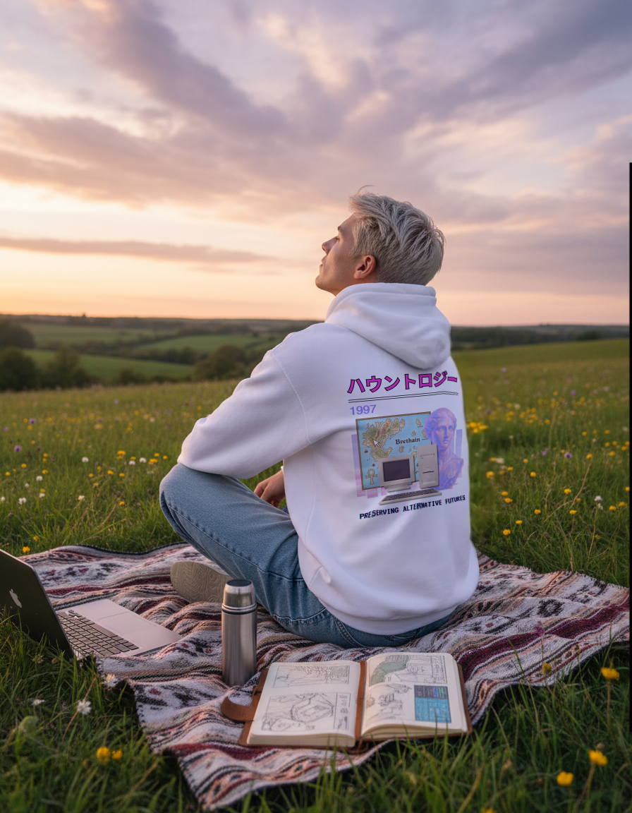 Preserving Alternative Futures Hoodie – 1997 Hauntology | Hoodie Unisex