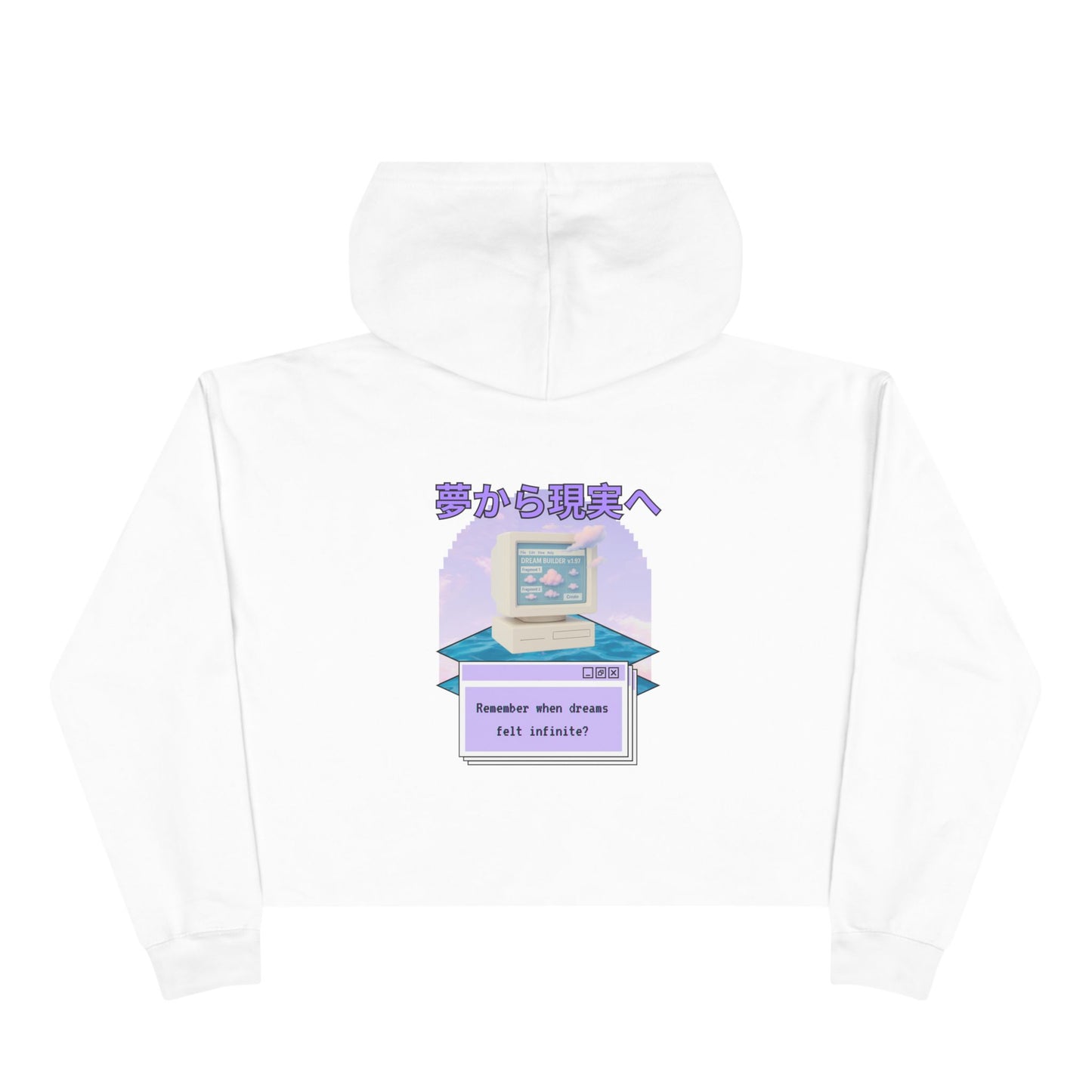 Dream Builder Crop Hoodie | Cropped fleece for freamers