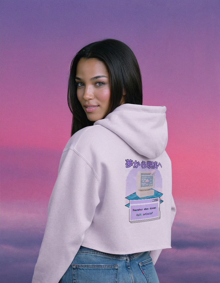 Dream Builder Crop Hoodie | Cropped fleece for freamers