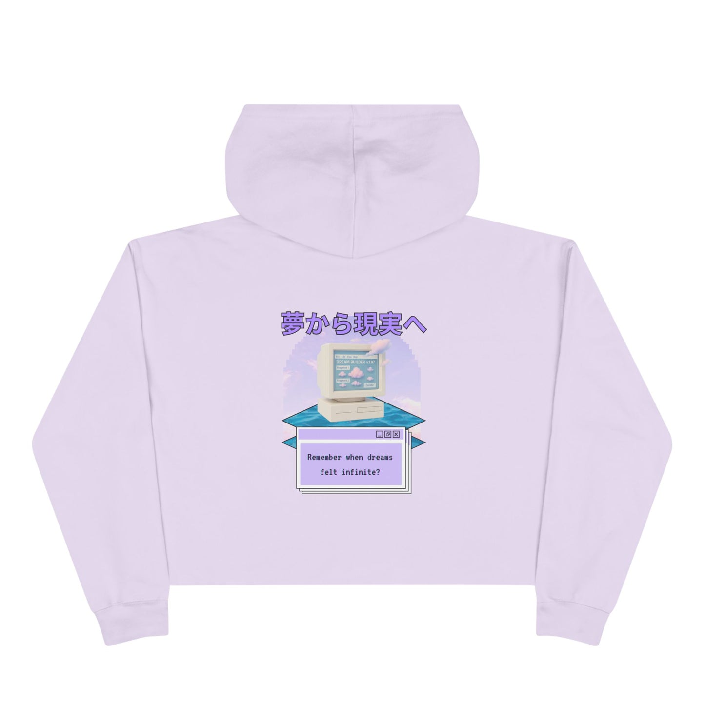 Dream Builder Crop Hoodie | Cropped fleece for freamers